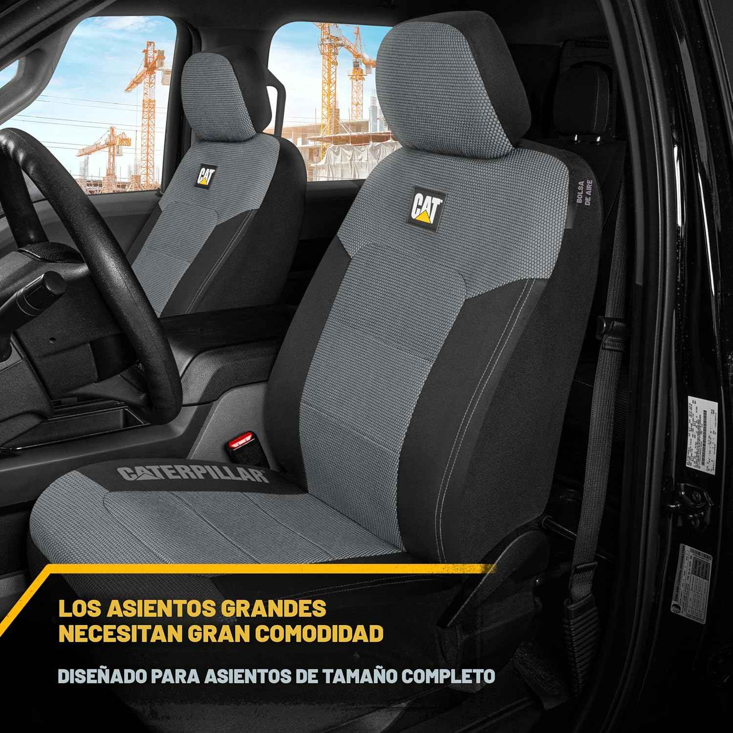 Fundas para asientos delanteros Trucks Caterpillar Mesflex