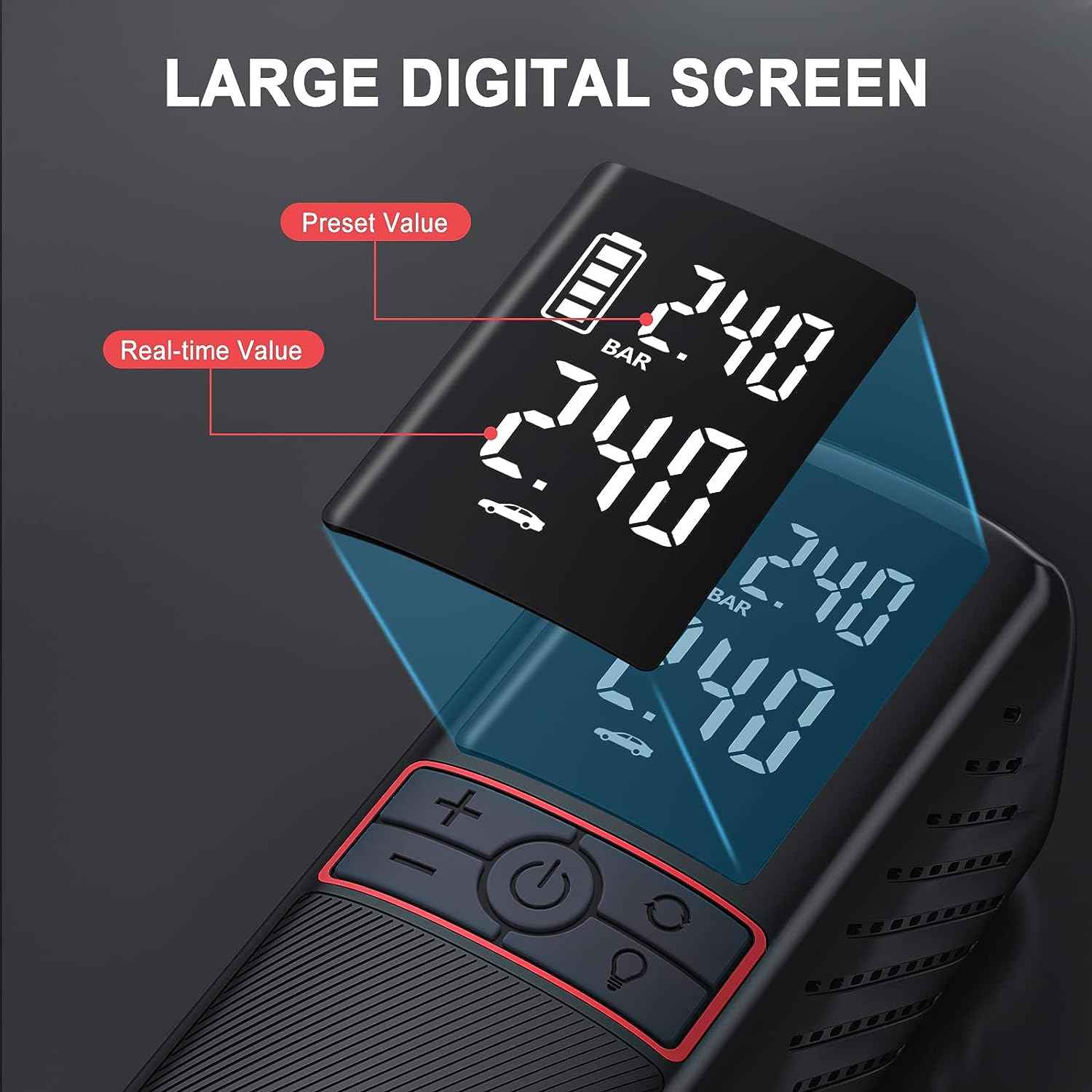 Inflador Inalámbrico Gooloo GT160