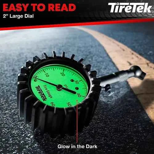 Medidor para presión de aire en neumáticos Tiretek 60PSI