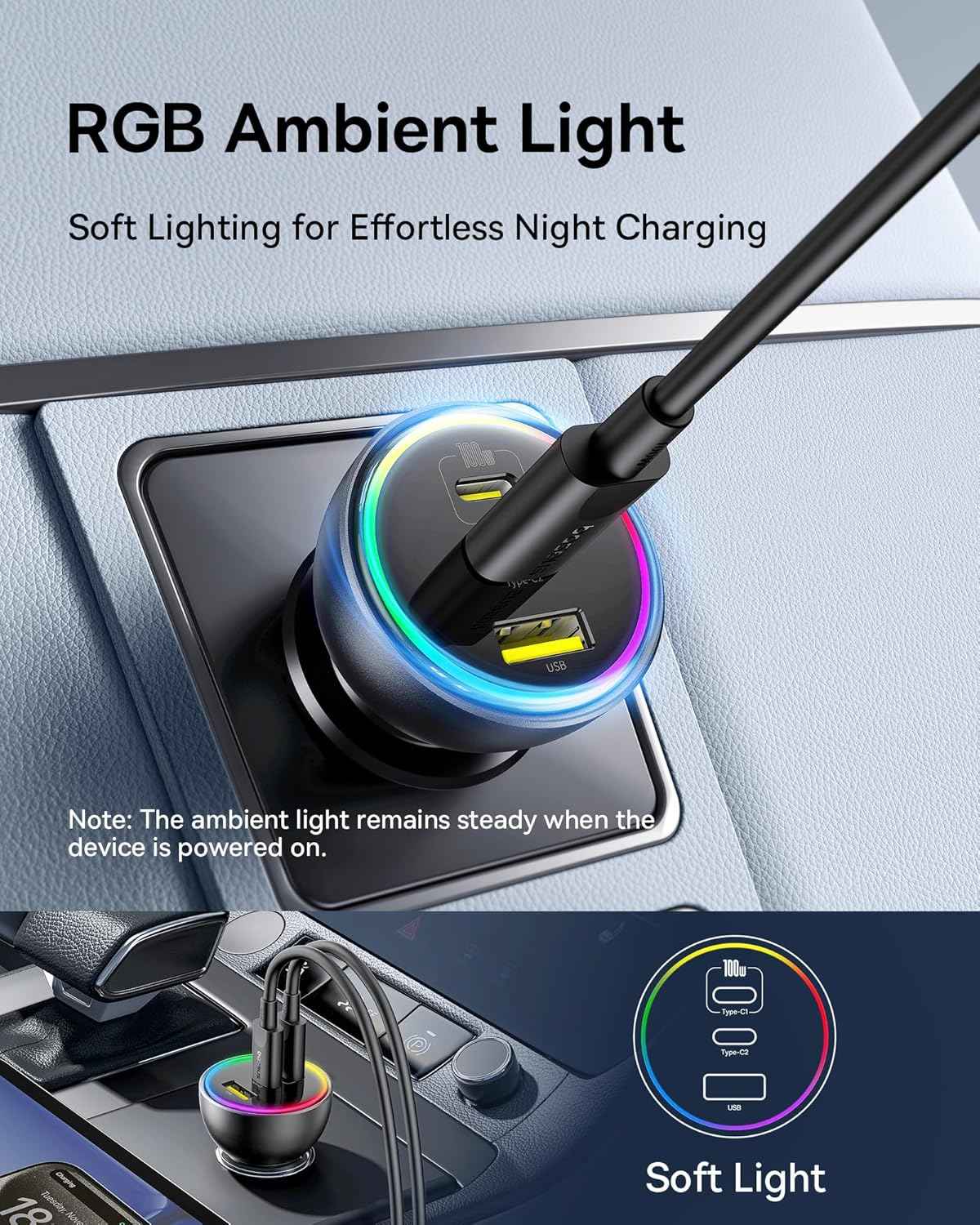 Cargador para automóvil Baseus BSCC-ZX-CCL