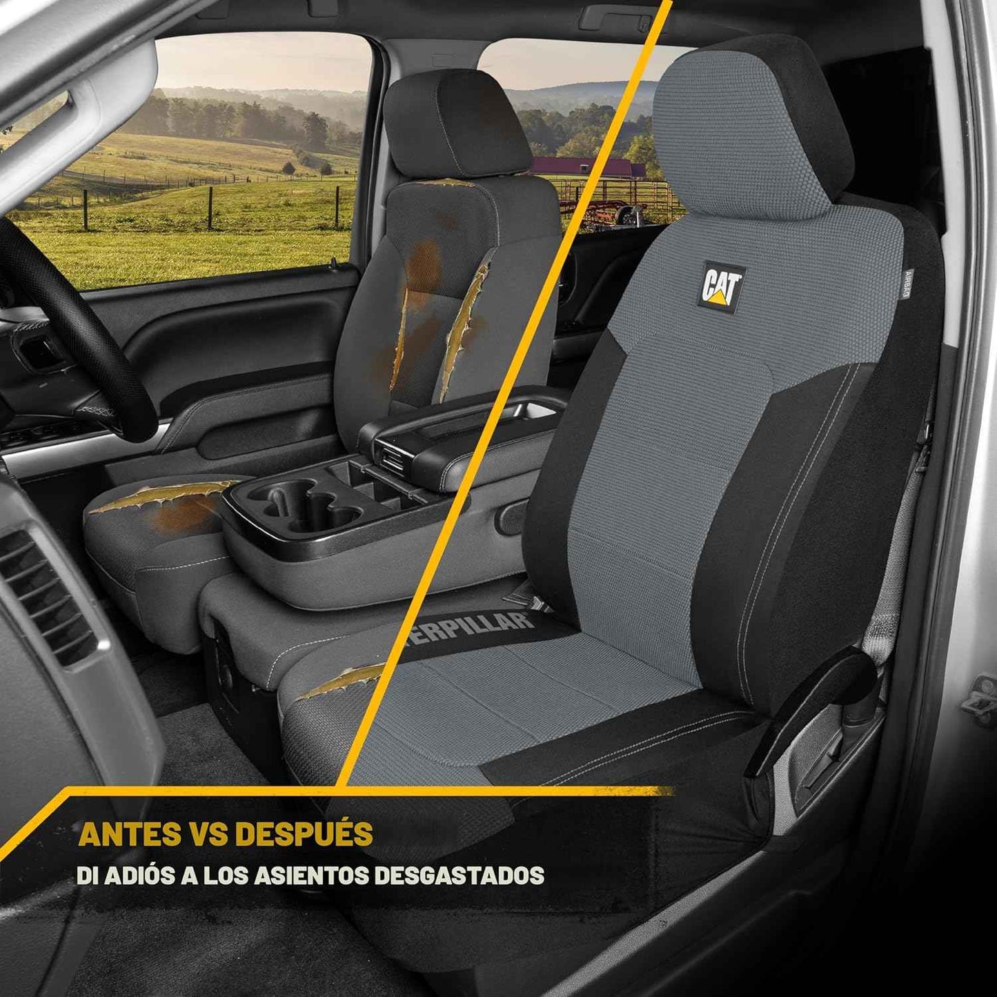 Fundas para asientos delanteros Trucks Caterpillar Mesflex