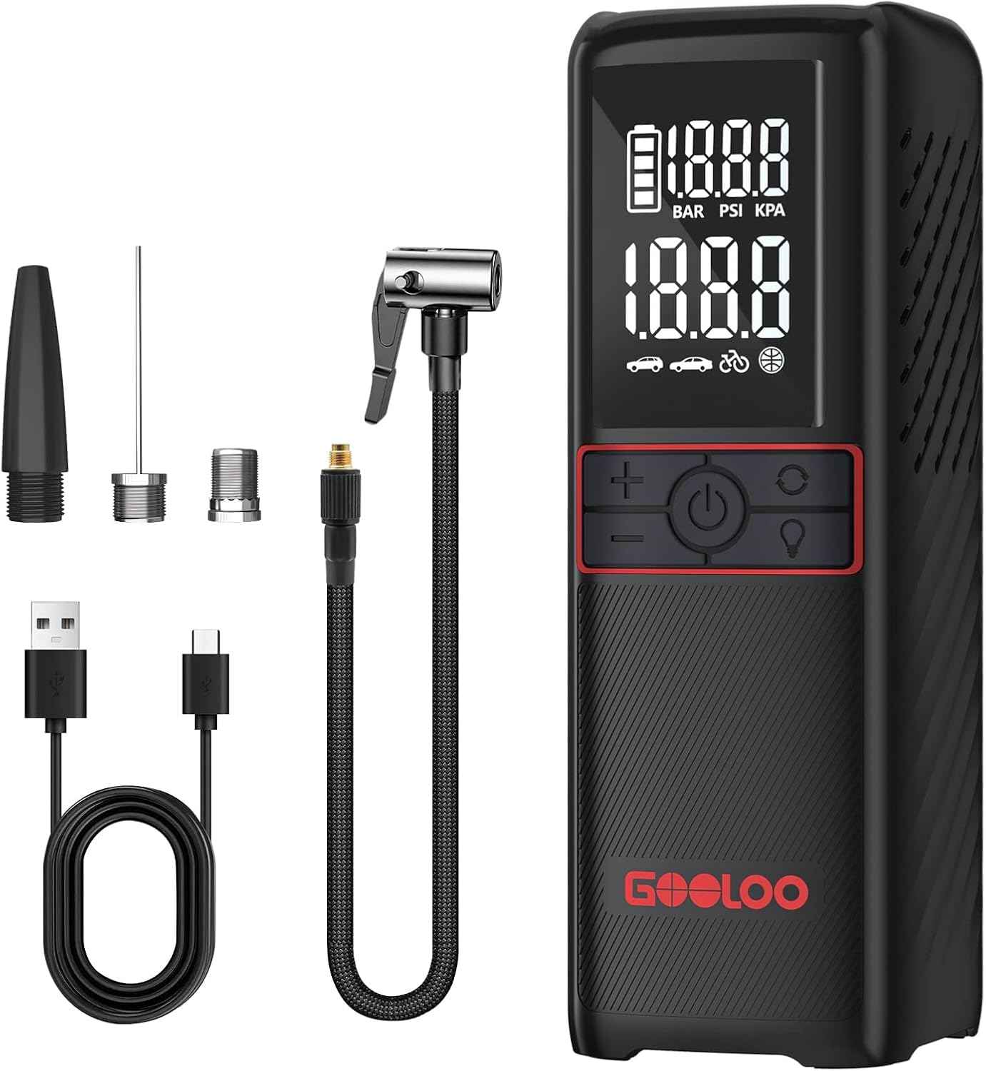 Inflador Inalámbrico Gooloo GT160