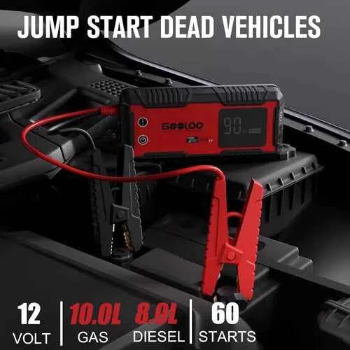 Arrancador para batería de vehículos 3000 amperios Gooloo GT3000