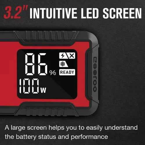 Arrancador para batería de vehículos 3000 amperios Gooloo GT3000