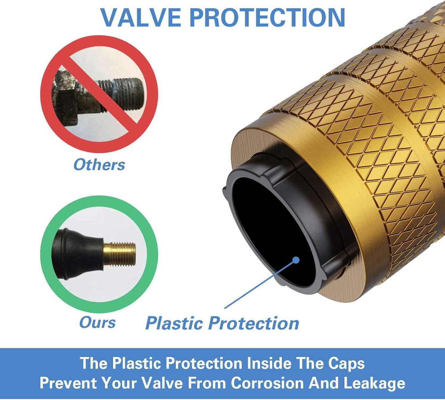 Tapa para válvula de neumático Ck Auto Pack 4 unidades (SALE2x1)