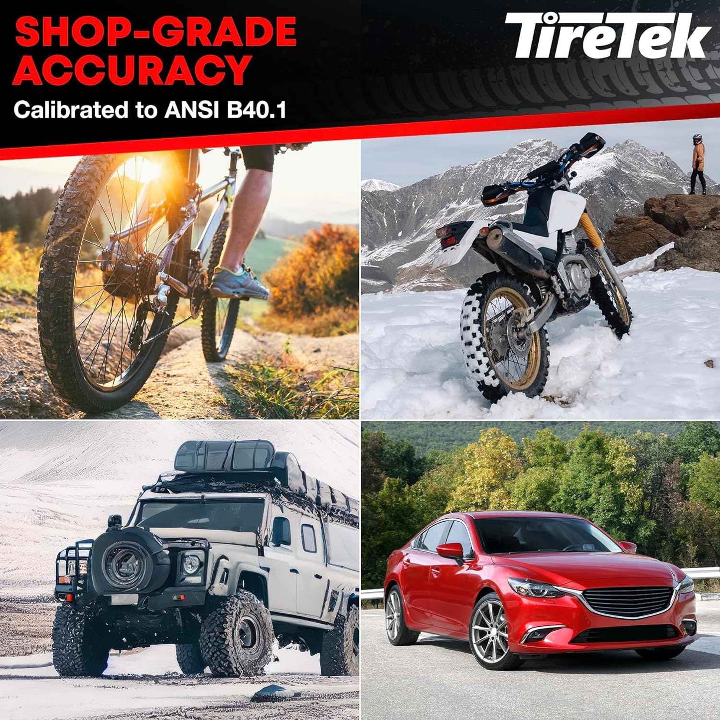 Medidor digital para presión de aire en neumáticos Tiretek ON0587